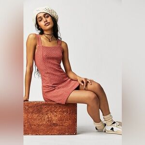 Free People Taking Hearts Mini Dress
Size Small